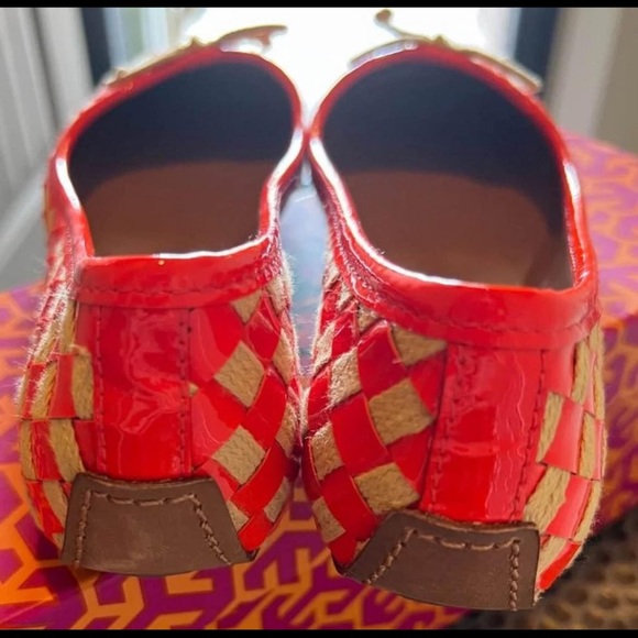 🔥1 hour sale - Worn 1X, Tory Burch, ballet Prescott flats, orange cream, 6.5 - Picture 6 of 11